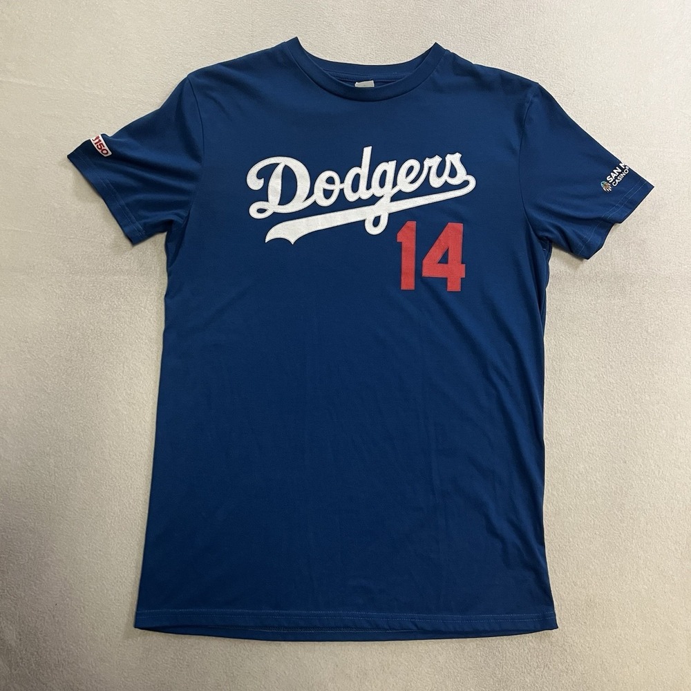 Los Angeles Dodgers MLB 150th Anniversary #14 Hernandez Shirt Men's Medium SGA